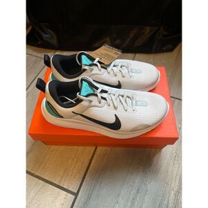 Nike Flex Experience Run 12 Shoes Women's Size 8 1/2 Black White Teal